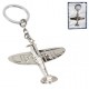 RAF Silverplated Keyring - Spitfire