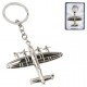RAF Silverplated Keyring - Lancaster