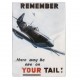 RAF Tin Wall Plaque - Spitfire
